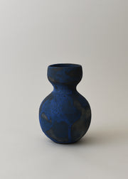 Flora Bud Vase in Brushed Cobalt - Victoria Morris